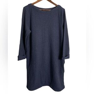 J.Jill Wearever Collection Tunic Midi Shift Dress Size L EUC